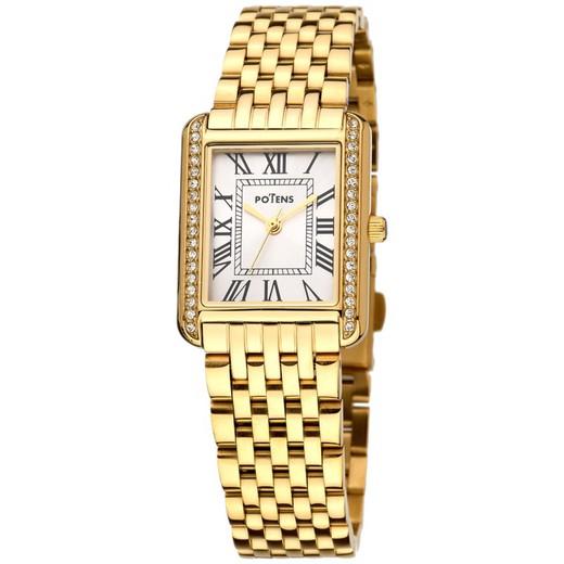 Reloj Potens Mujer 40-3033-0-1 Dorado Circonitas