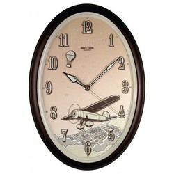 Reloj Rhythm De Pared 4KG680WR06 Decorativos Oval Avión