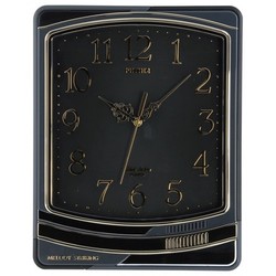 Reloj Rhythm De Pared 4MH200-R02 Decorativos Cuadrado Negro