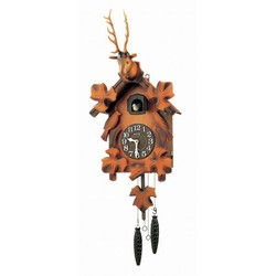 Reloj Rhythm De Pared 4MJ240AR06 Cuckoo Marrón Otońo