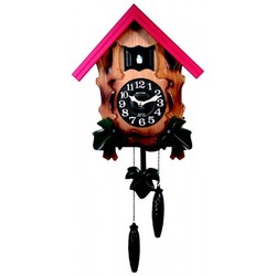 Reloj Rhythm De Pared 4MJ775-R06 Cuckoo Marrón-Negro Otońo