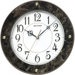 Reloj Rhythm De Pared CMG460NR06 Decorativos Redondo Marrón