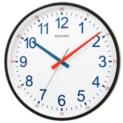 Reloj Rhythm De Pared CMG599NR02 Básico Redondo Negro