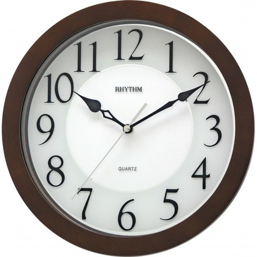 Reloj Rhythm De Pared CMG928NR06  Decorativos Redondo Marrón