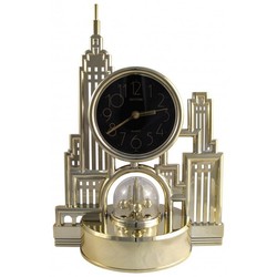 Reloj Rhythm De Sobremesa 4RG417-R02 Decorativos Redondo Dorado