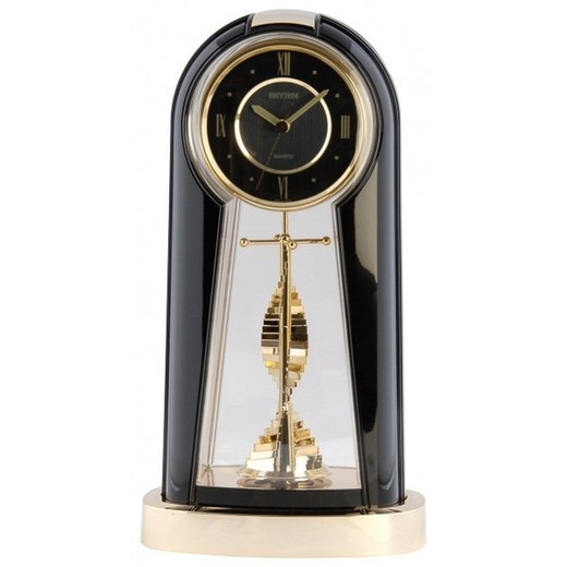 Reloj Rhythm De Sobremesa 4RG534BR02 Decorativos Soneria Dorado