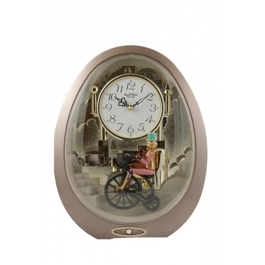 Reloj Rhythm De Sobremesa 4RH716RH12 Decorativos Dorada