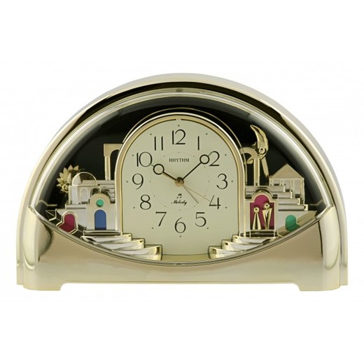 Reloj Rhythm De Sobremesa 4RM742WR18 Decorativos Ciudad Dorado