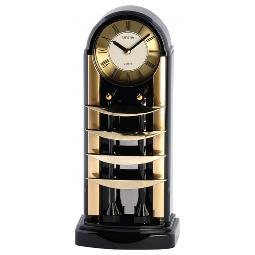 Reloj Rhythm De Sobremesa 4RP740-R03 Decorativos Torre Negra