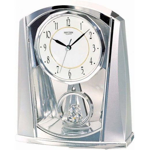 Reloj Rhythm De Sobremesa 4RP772WR19 Decorativos Plateado