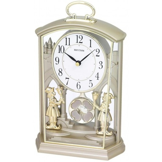 Reloj Rhythm De Sobremesa 4RP796WR18 Decorativos Dorada