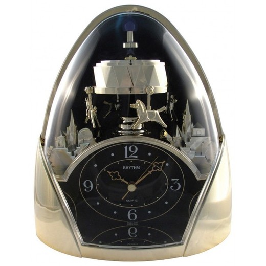 Reloj Rhythm De Sobremesa 4SG665-R02 Decorativos Huevo Transparente