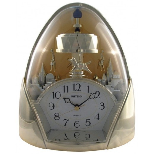 Reloj Rhythm De Sobremesa 4SG665-R10 Decorativos Huevo Transparente