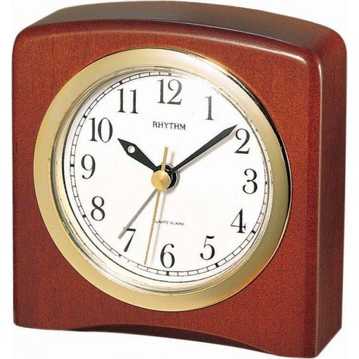 Reloj Rhythm De Sobremesa CRE205NR06 Madera Marrón