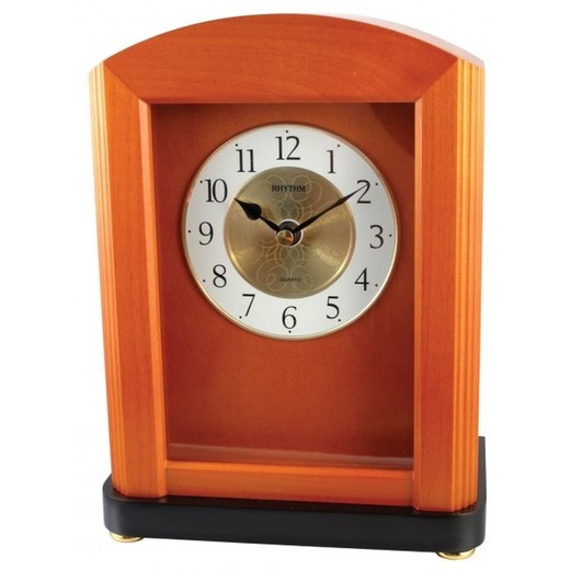 Reloj Rhythm De Sobremesa CRH104NR06 Madera Marrón