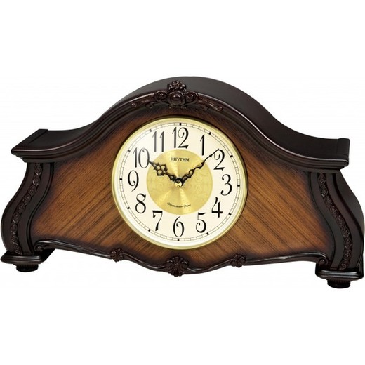 Reloj Rhythm De Sobremesa CRH241NR06 Madera Marrón