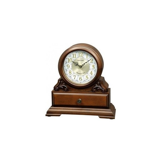 Reloj Rhythm De Sobremesa CRH261NR06 Madera Cajón Marrón