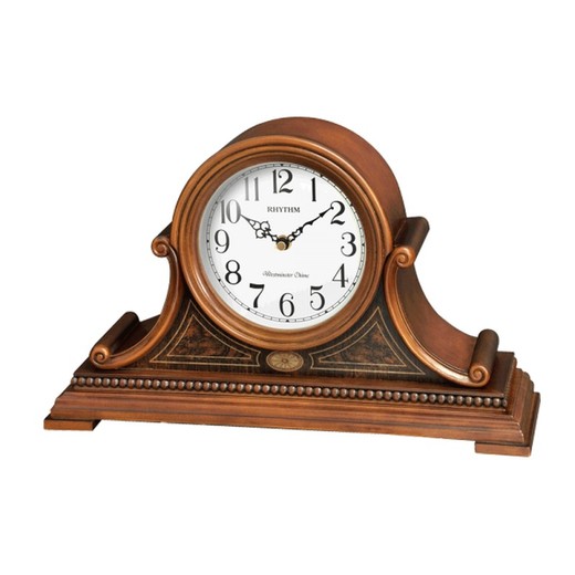 Reloj Rhythm De Sobremesa CRH262NR06 Madera Marrón