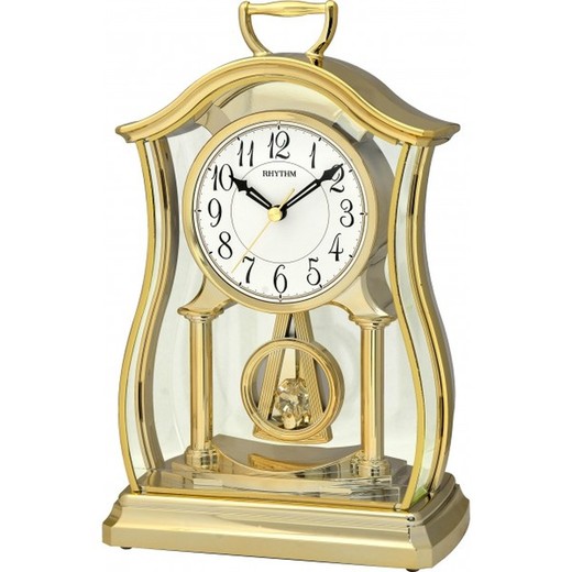 Reloj Rhythm De Sobremesa CRP611WR18 Decorativos Dorado