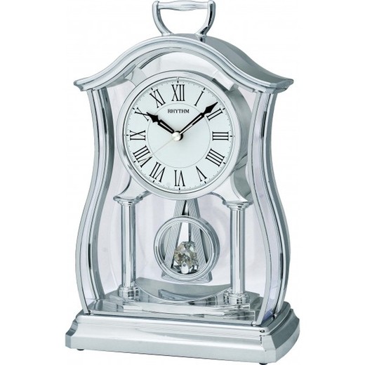 Reloj Rhythm De Sobremesa CRP611WR19 Decorativos Plateado