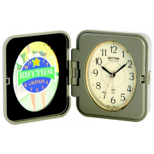 Reloj Rhythm Despertador 4GE938-R08 Beep Verde