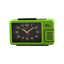 Reloj Rhythm Despertador 4RA691-R05 Campana Verde