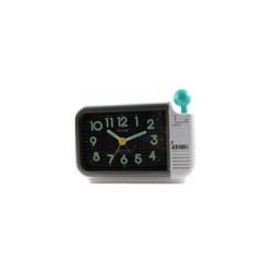 Reloj Rhythm Despertador 4RA760-R03 Despertador Campana Negra