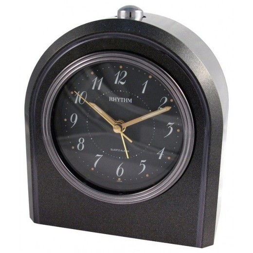 Reloj Rhythm Despertador 4RA816-R02 Campana Negra