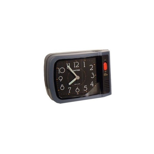 Reloj Rhythm Despertador 4RA879-R04 Campana Negra