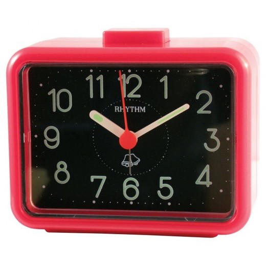 Reloj Rhythm Despertador 4RA890-R01 Despertador Campana Roja