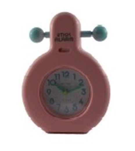 Reloj Rhythm Despertador 4RE799-R13 Beep Rosa