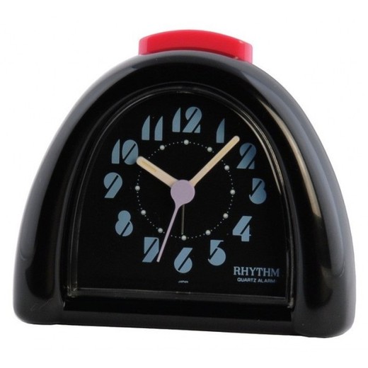 Reloj Rhythm Despertador 4RM700-R02 Beep Negro