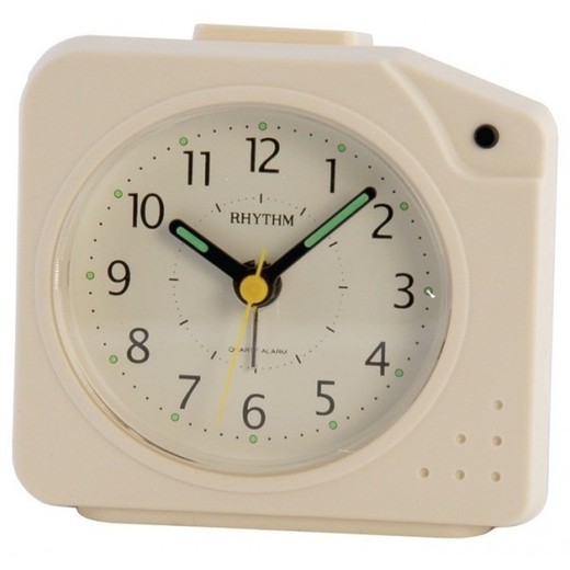 Reloj Rhythm Despertador 4SE440WR38 Beep Beige