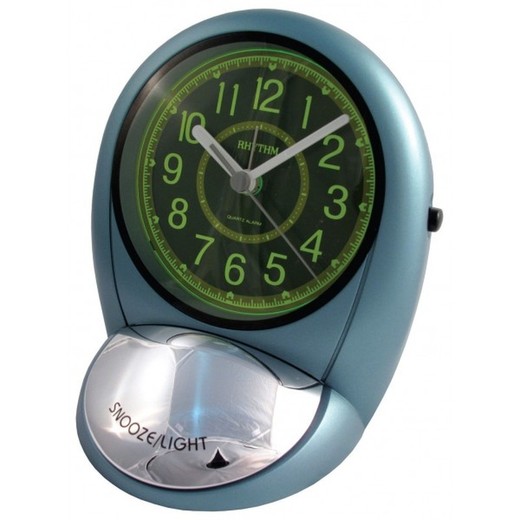 Reloj Rhythm Despertador 4SE463WR05 Beep Azul