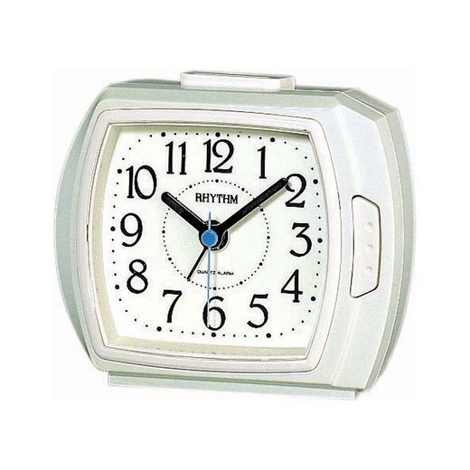 Reloj Rhythm Despertador 8RE627WR03 Beep Blanco