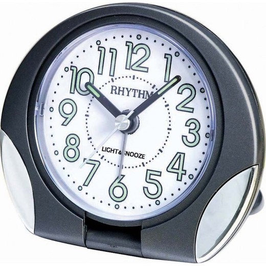 Reloj Rhythm Despertador CGE601NR08 Beep Negro