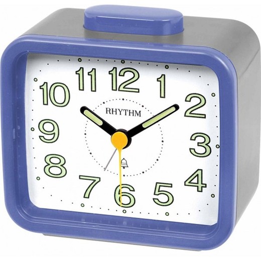 Reloj Rhythm Despertador CRA637WR04 Campana Azul