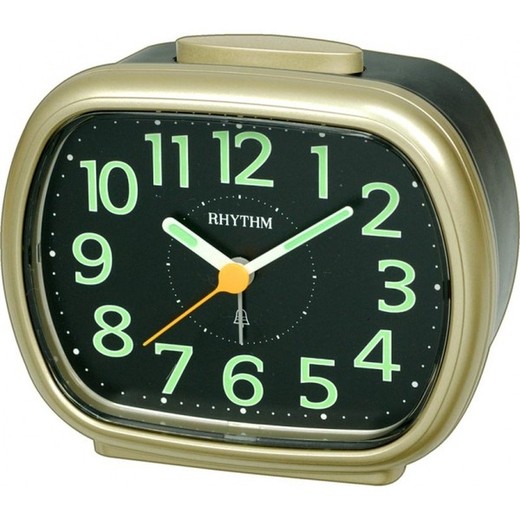 Reloj Rhythm Despertador CRA837WR18 Campana Dorado