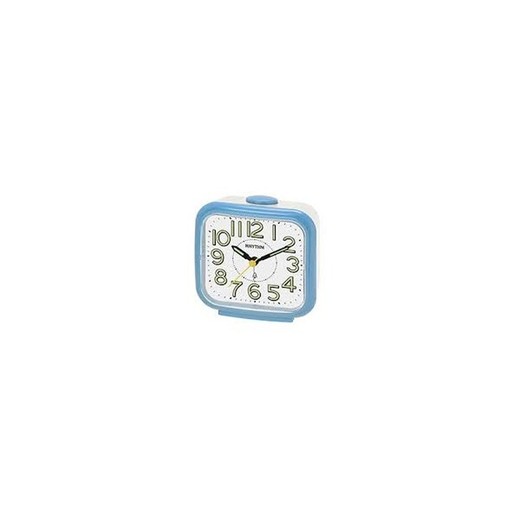 Reloj Rhythm Despertador CRA848NR04 Campana Azul