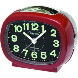 Reloj Rhythm Despertador CRE219NR01 Beep Rojo