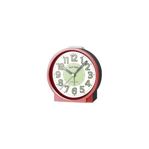 Reloj Rhythm Despertador CRE225NR01 Beep Rojo