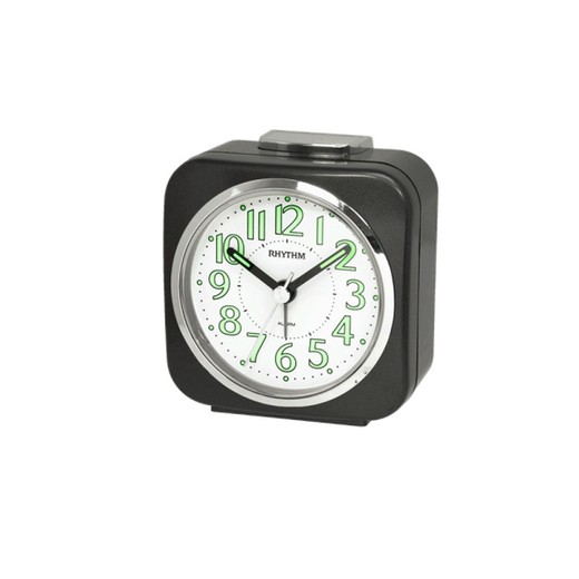 Reloj Rhythm Despertador CRE233NR02 Beep Negra