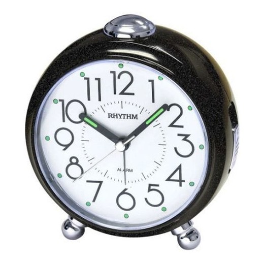 Reloj Rhythm Despertador CRE302NR02 Beep Negro