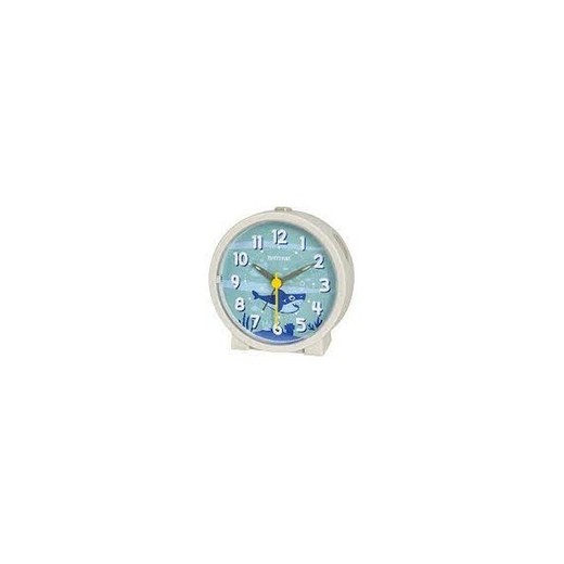 Reloj Rhythm Despertador CRE306NR03 Beep Blanco Tiburon