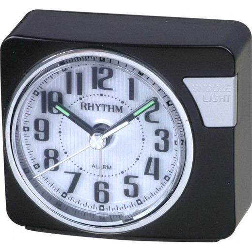 Reloj Rhythm Despertador CRE842NR02 Beep Negro