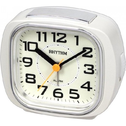 Reloj Rhythm Despertador CRE847WR03 Beep Beige