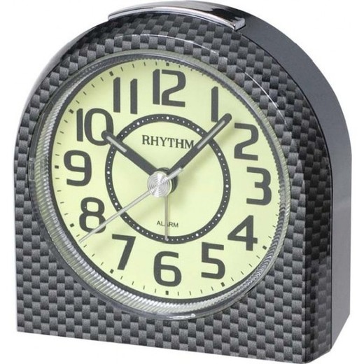 Reloj Rhythm Despertador CRE854NR02 Beep Negro