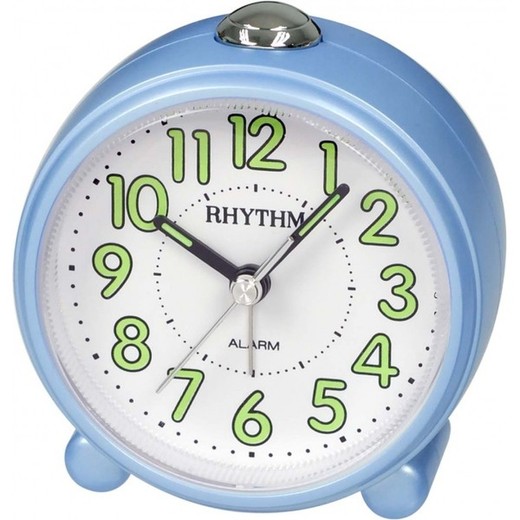 Reloj Rhythm Despertador CRE856NR04 Beep Azul