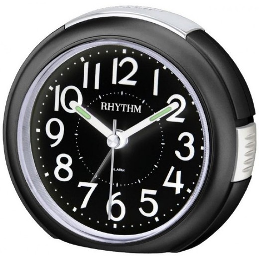 Reloj Rhythm Despertador CRE858NR02 Beep Negro