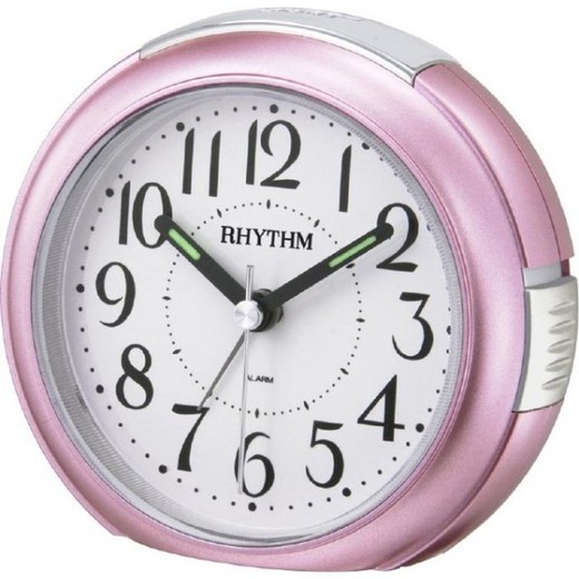 Reloj Rhythm Despertador CRE858NR13 Beep Rosa